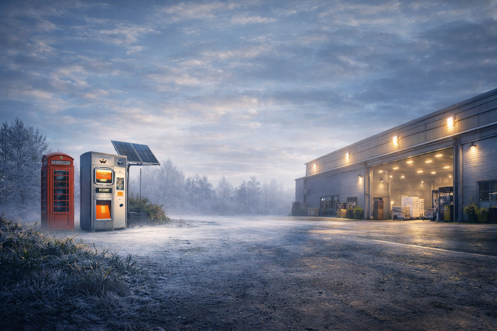 Turk Industries’in gücünü ve güvenilirliğini yansıtan modern endüstriyel arka plan görseli